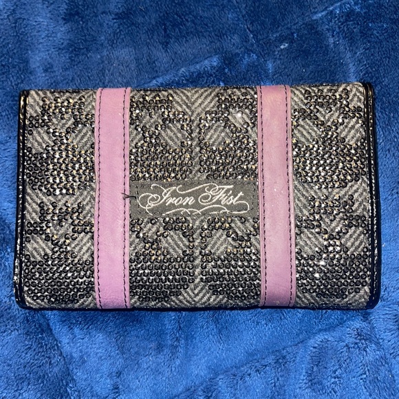 Authentic Iron Fist Studded Wallet - Picture 3 of 5